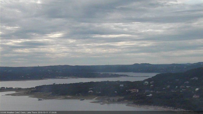 Lake Travis webcam, October 11, 2018 4:30 PM CT
