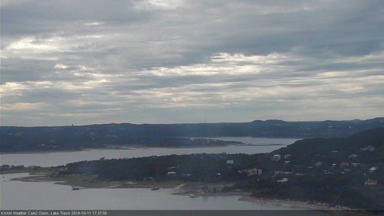 Lake Travis webcam, October 11, 2018 4:40 PM CT