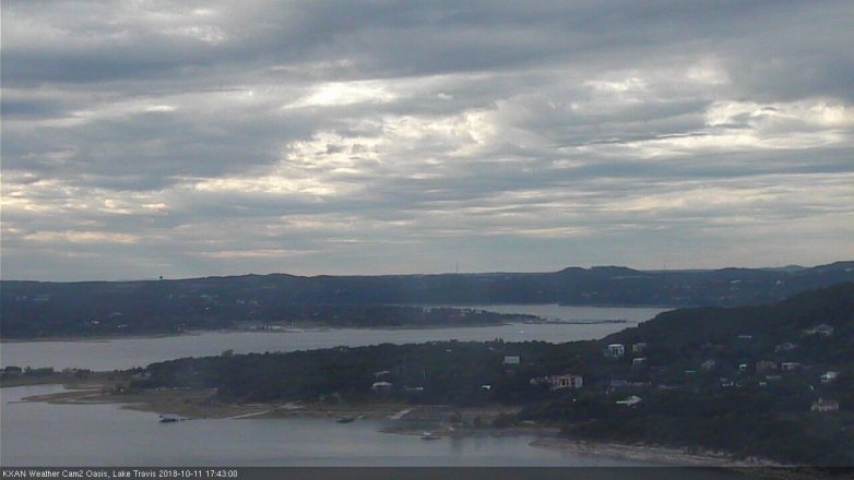 Lake Travis webcam, October 11, 2018 4:45 PM CT