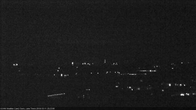 Lake Travis webcam, October 11, 2018 7:25 PM CT
