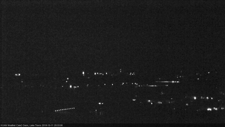 Lake Travis webcam, October 11, 2018 7:35 PM CT