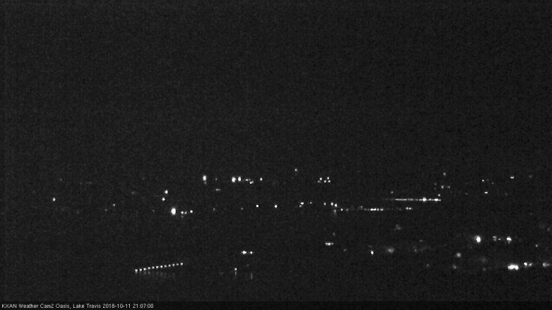 Lake Travis webcam, October 11, 2018 8:10 PM CT