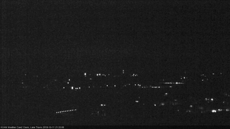 Lake Travis webcam, October 11, 2018 8:35 PM CT