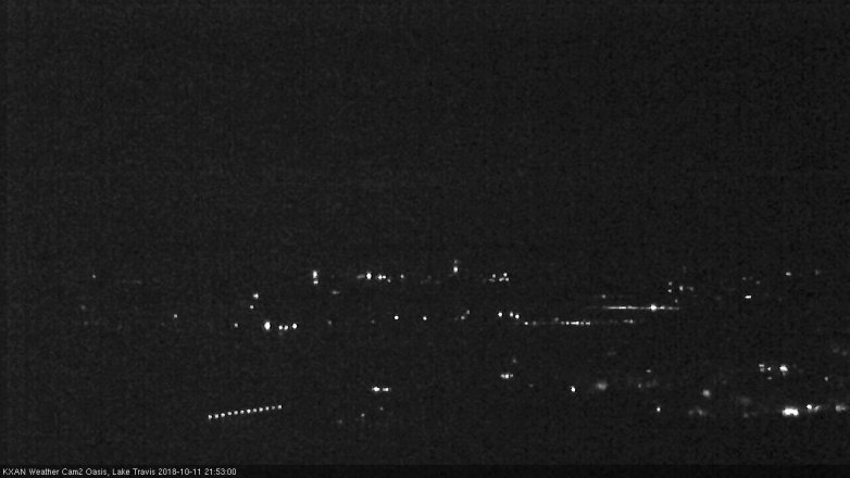Lake Travis webcam, October 11, 2018 8:55 PM CT
