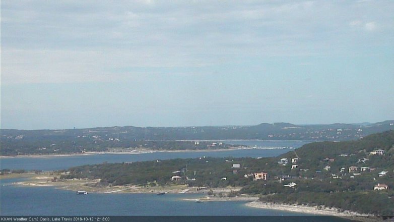 Lake Travis webcam, October 12, 2018 11:15 AM CT