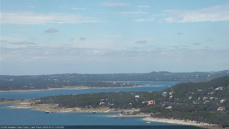 Lake Travis webcam, October 12, 2018 12:05 PM CT
