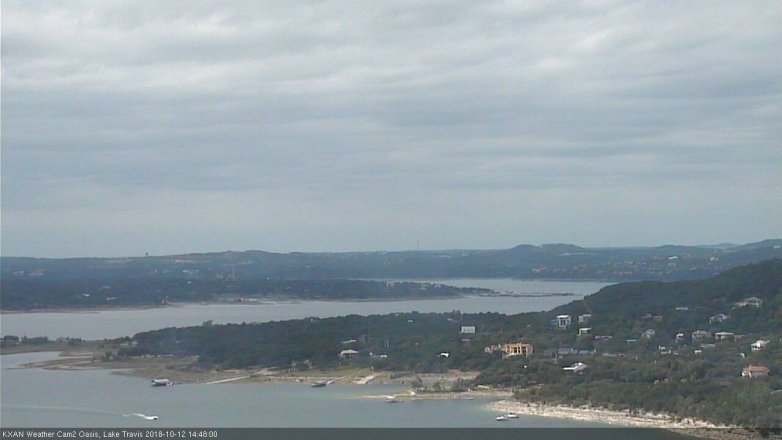 Lake Travis webcam, October 12, 2018 1:50 PM CT