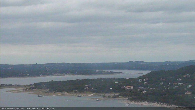 Lake Travis webcam, October 12, 2018 2:05 PM CT