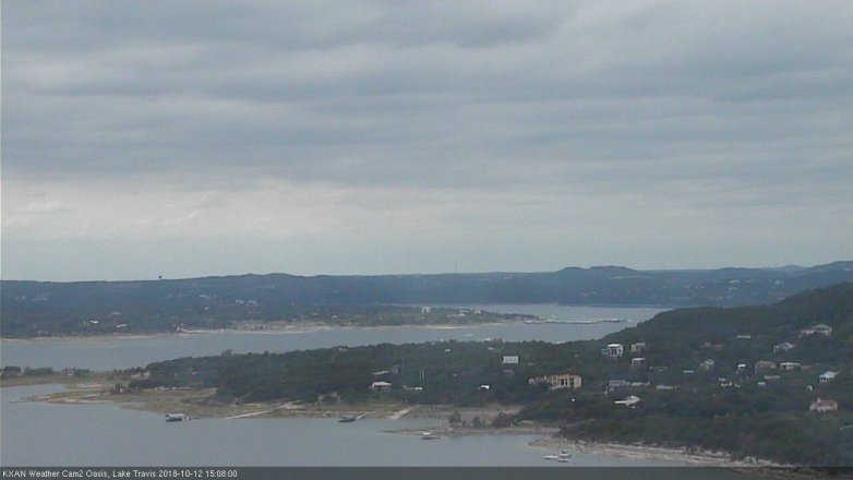 Lake Travis webcam, October 12, 2018 2:10 PM CT
