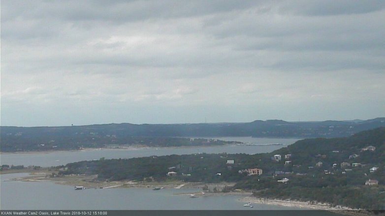 Lake Travis webcam, October 12, 2018 2:20 PM CT