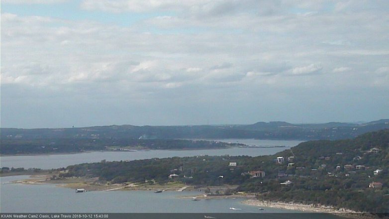 Lake Travis webcam, October 12, 2018 2:45 PM CT