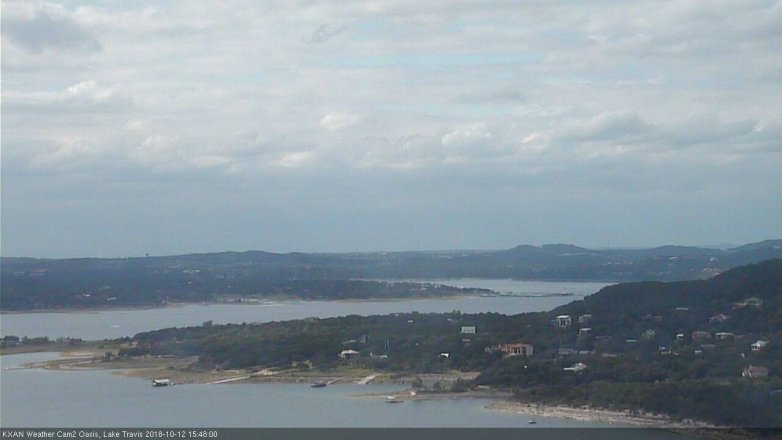 Lake Travis webcam, October 12, 2018 2:50 PM CT