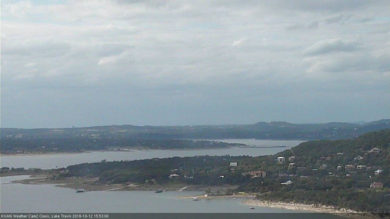 Lake Travis webcam, October 12, 2018 2:55 PM CT