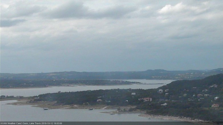 Lake Travis webcam, October 12, 2018 3:05 PM CT