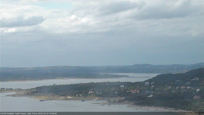 Lake Travis webcam, October 12, 2018 3:10 PM CT