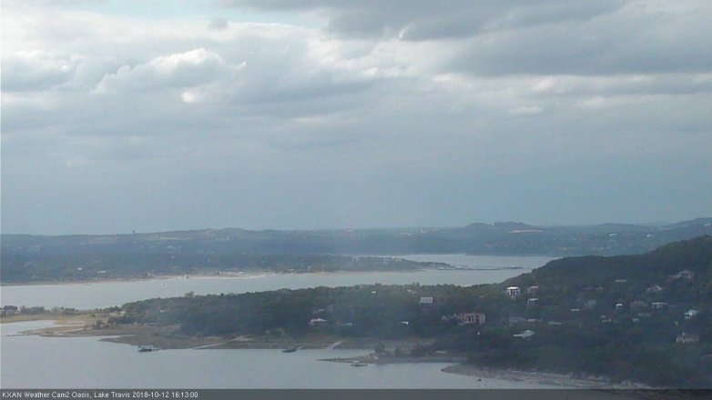 Lake Travis webcam, October 12, 2018 3:15 PM CT