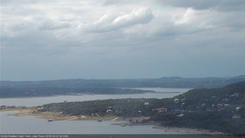 Lake Travis webcam, October 12, 2018 3:20 PM CT