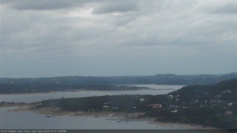 Lake Travis webcam, October 12, 2018 3:30 PM CT