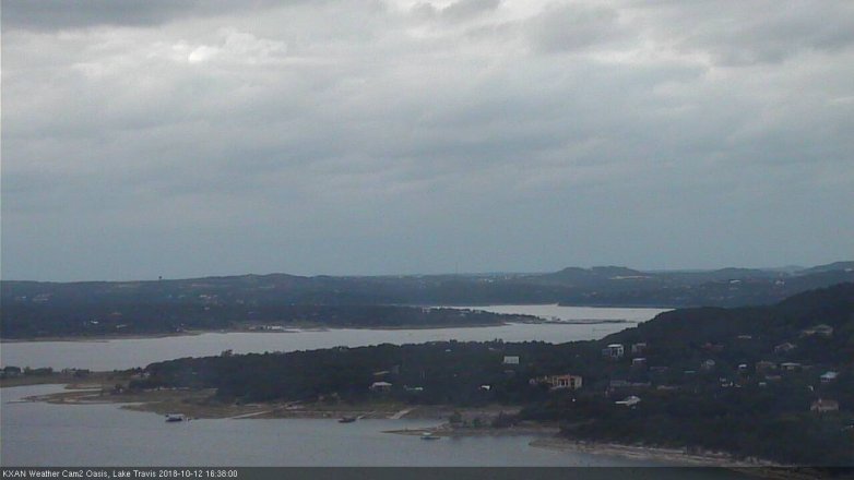 Lake Travis webcam, October 12, 2018 3:40 PM CT