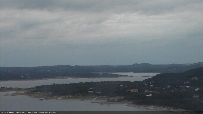 Lake Travis webcam, October 12, 2018 3:50 PM CT