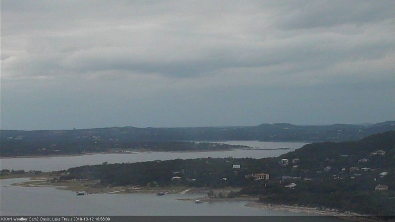 Lake Travis webcam, October 12, 2018 4:00 PM CT