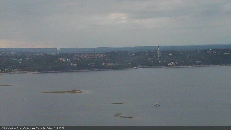 Lake Travis webcam, October 12, 2018 4:10 PM CT
