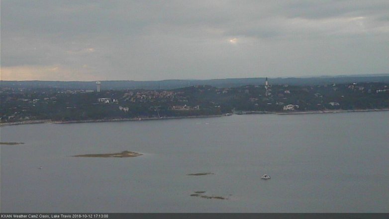 Lake Travis webcam, October 12, 2018 4:15 PM CT