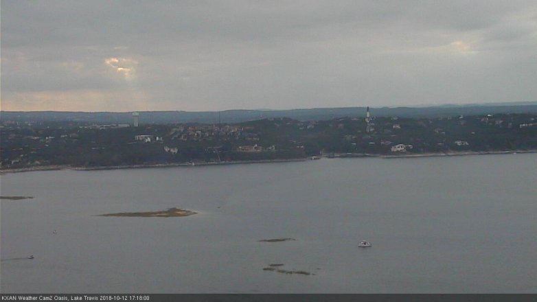 Lake Travis webcam, October 12, 2018 4:20 PM CT