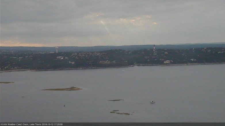 Lake Travis webcam, October 12, 2018 4:30 PM CT