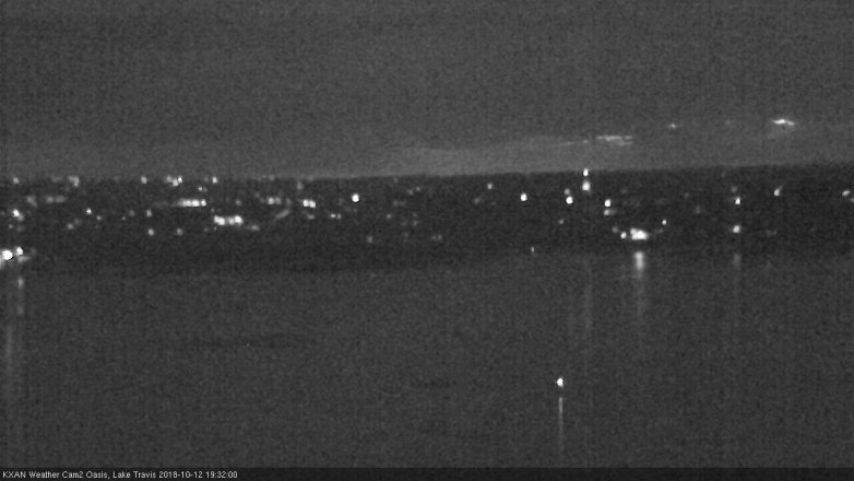 Lake Travis webcam, October 12, 2018 6:35 PM CT