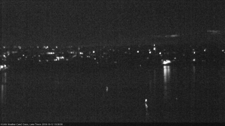 Lake Travis webcam, October 12, 2018 6:40 PM CT