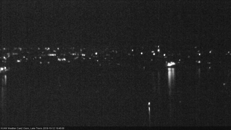 Lake Travis webcam, October 12, 2018 6:50 PM CT