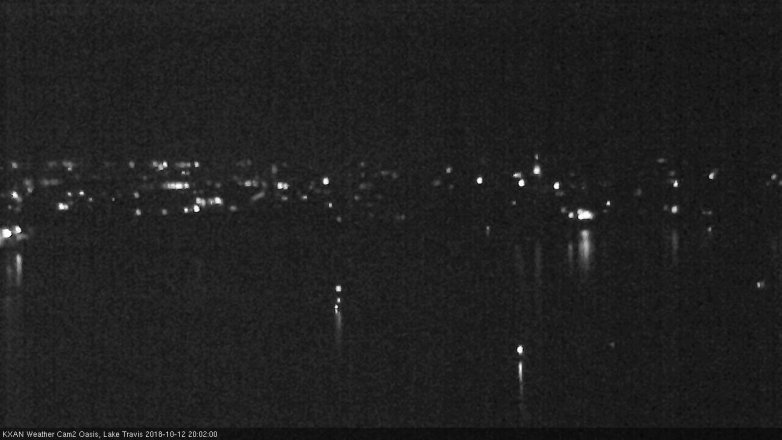 Lake Travis webcam, October 12, 2018 7:05 PM CT