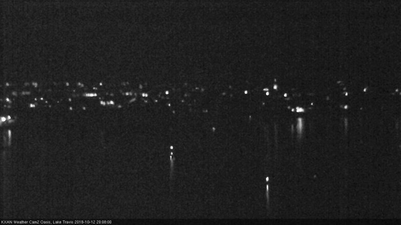 Lake Travis webcam, October 12, 2018 7:10 PM CT