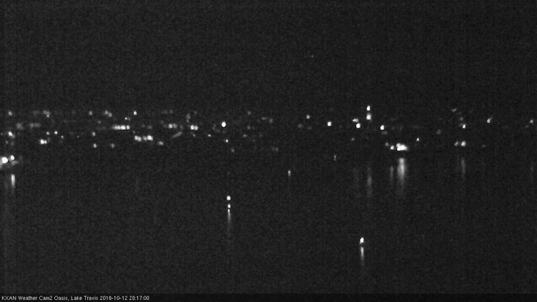 Lake Travis webcam, October 12, 2018 7:20 PM CT