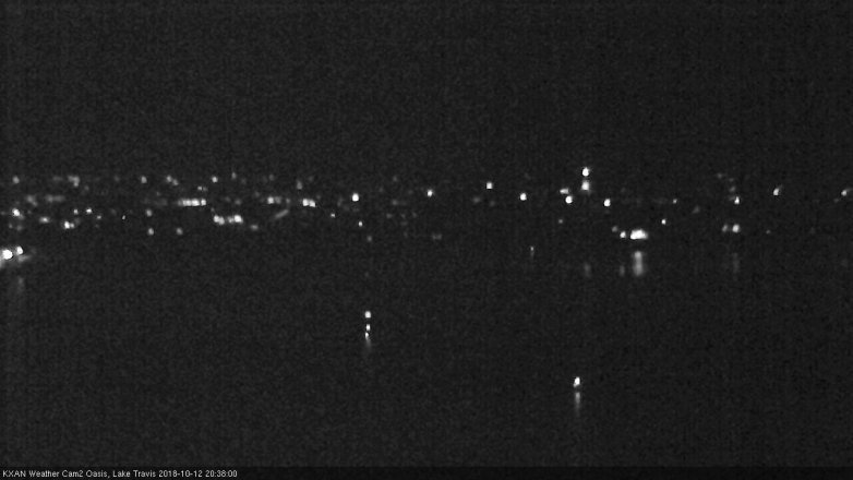 Lake Travis webcam, October 12, 2018 7:40 PM CT