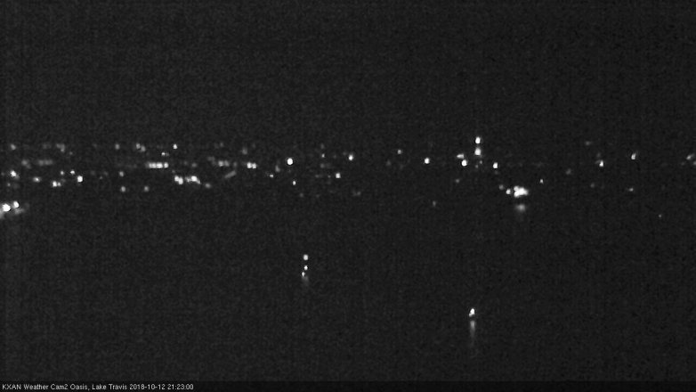 Lake Travis webcam, October 12, 2018 8:25 PM CT