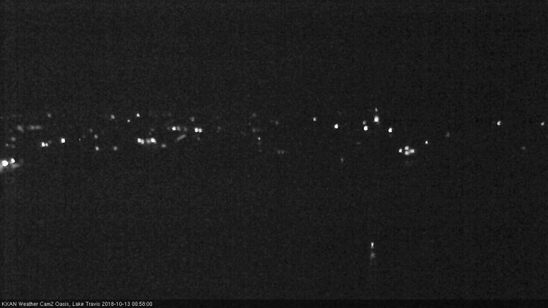 Lake Travis webcam, October 12, 2018 12:00 AM CT