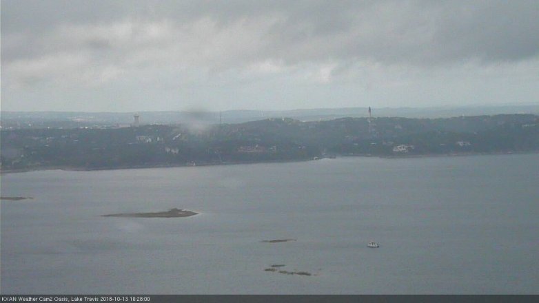 Lake Travis webcam, October 13, 2018 9:30 AM CT