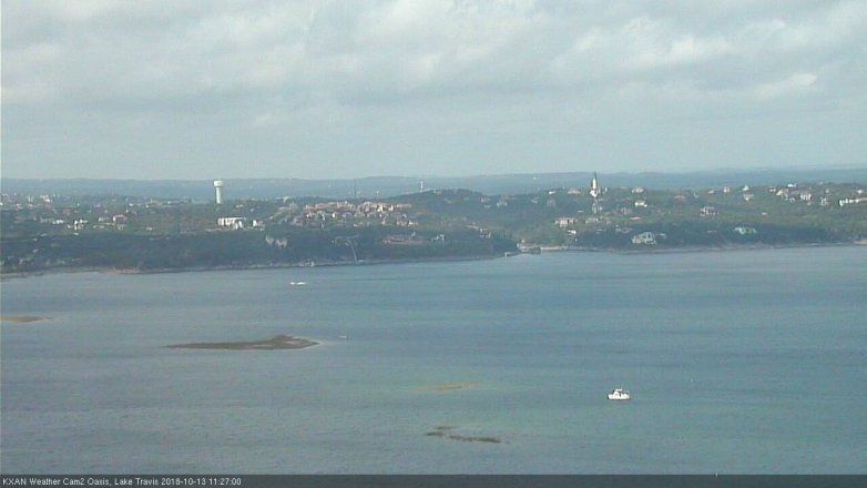 Lake Travis webcam, October 13, 2018 10:30 AM CT