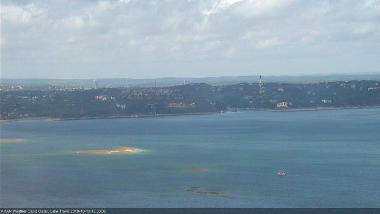 Lake Travis webcam, October 13, 2018 11:05 AM CT