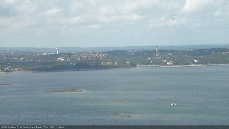 Lake Travis webcam, October 13, 2018 11:20 AM CT
