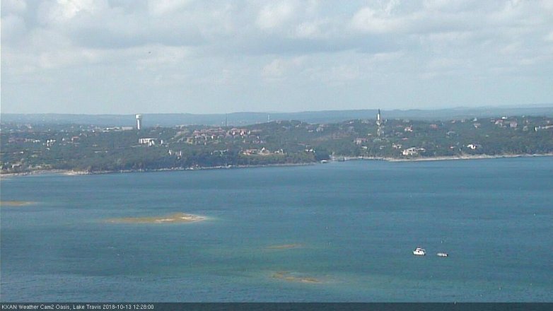 Lake Travis webcam, October 13, 2018 11:30 AM CT