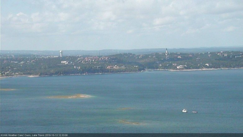 Lake Travis webcam, October 13, 2018 11:35 AM CT