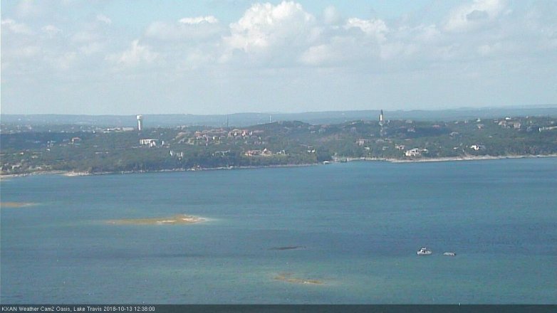 Lake Travis webcam, October 13, 2018 11:40 AM CT
