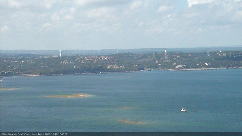 Lake Travis webcam, October 13, 2018 11:45 AM CT