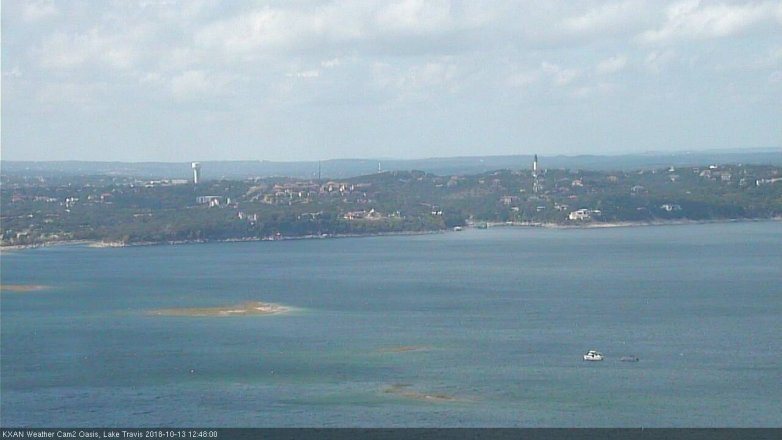 Lake Travis webcam, October 13, 2018 11:50 AM CT