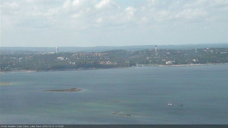 Lake Travis webcam, October 13, 2018 12:20 PM CT