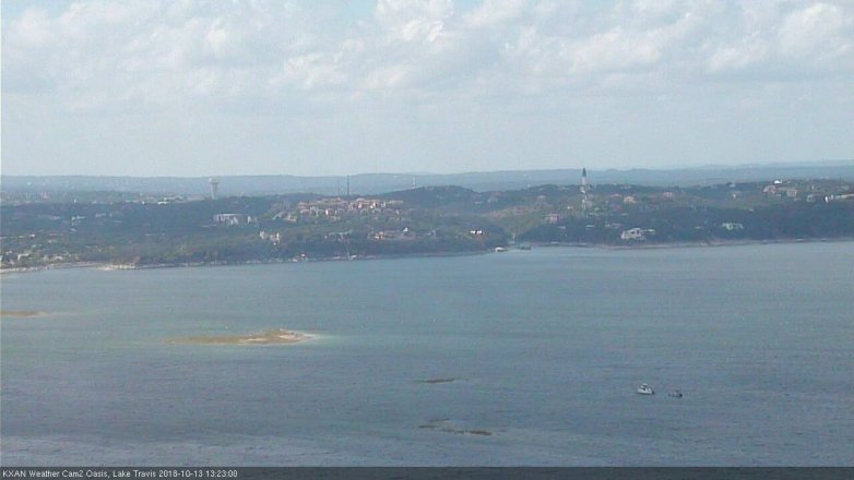 Lake Travis webcam, October 13, 2018 12:25 PM CT
