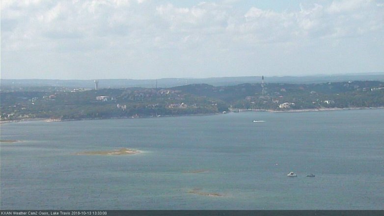Lake Travis webcam, October 13, 2018 12:35 PM CT